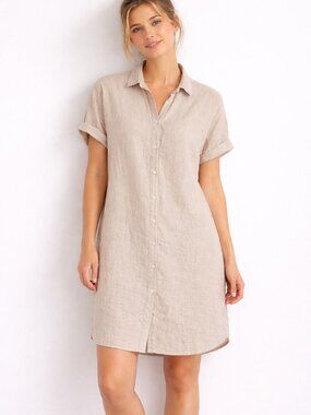 j crew seamed flare midi dress in linen blend Jcrew Linen Red Squareneck Midi Dress